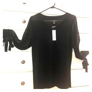 Brand new black dressy blouse